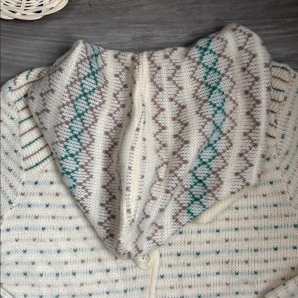 Free People Cozy Cream Hooded Cardigan Sweater - Picture 6 of 9